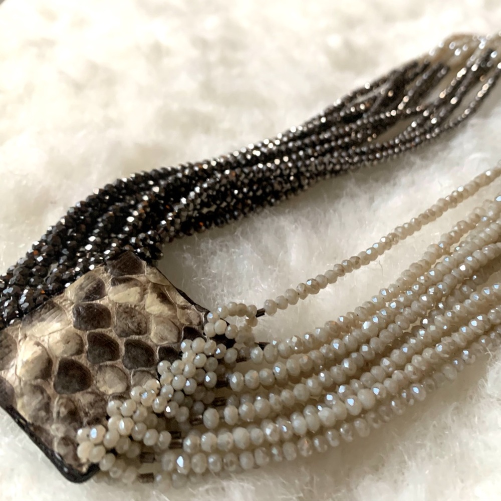 Multi strand Crystal Necklace